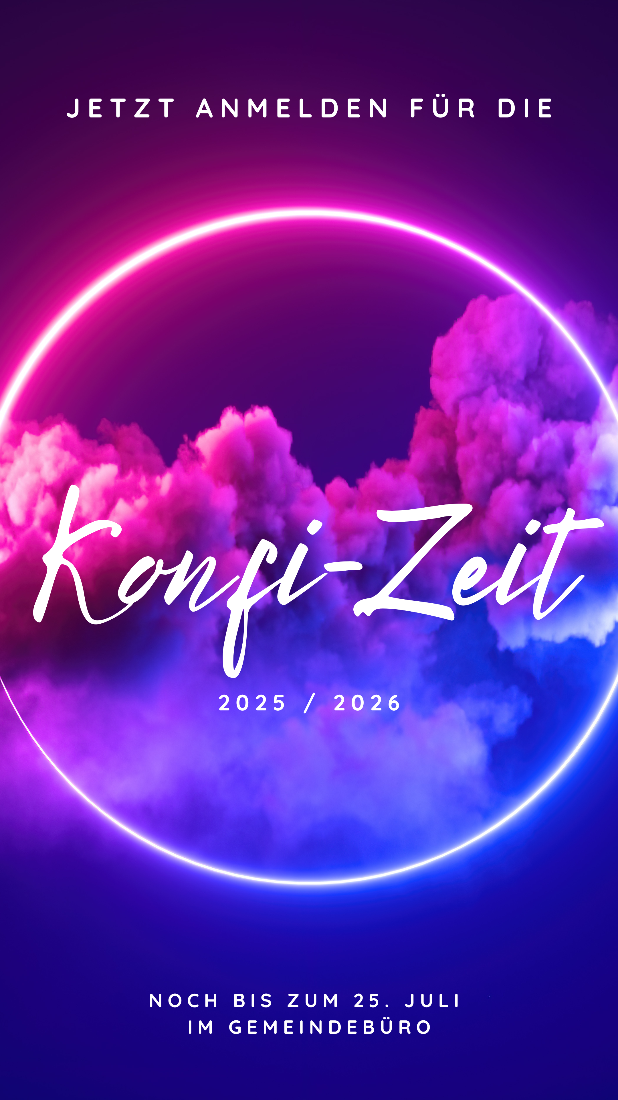 Jetzt anmelden zur Konfizeit 25/26