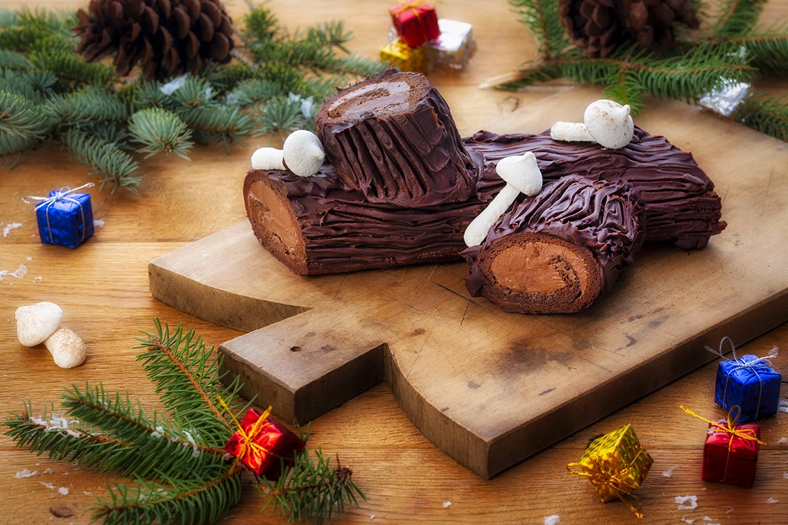A French Christmas Yule Log — Simple French Cooking