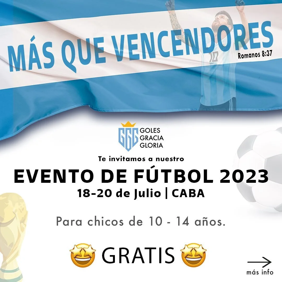 &iexcl;CUPO LIMITADO! ⚽️🤩 Mandanos un mensaje YA para reservar tu lugar o para m&aacute;s info. ⁣⁣⁣⁣
⁣⁣⁣⁣
#VacacionesDeInvierno⁣⁣⁣⁣
#CampamentoDeFutbol⁣⁣⁣⁣
⁣⁣#GolesGraciaGloria⁣⁣⁣⁣⁣⁣⁣⁣⁣⁣⁣⁣⁣⁣⁣⁣⁣
#PeloteandoConProp&oacute;sito⁣⁣⁣⁣⁣⁣⁣⁣⁣⁣⁣⁣⁣⁣⁣⁣⁣
#Pelote