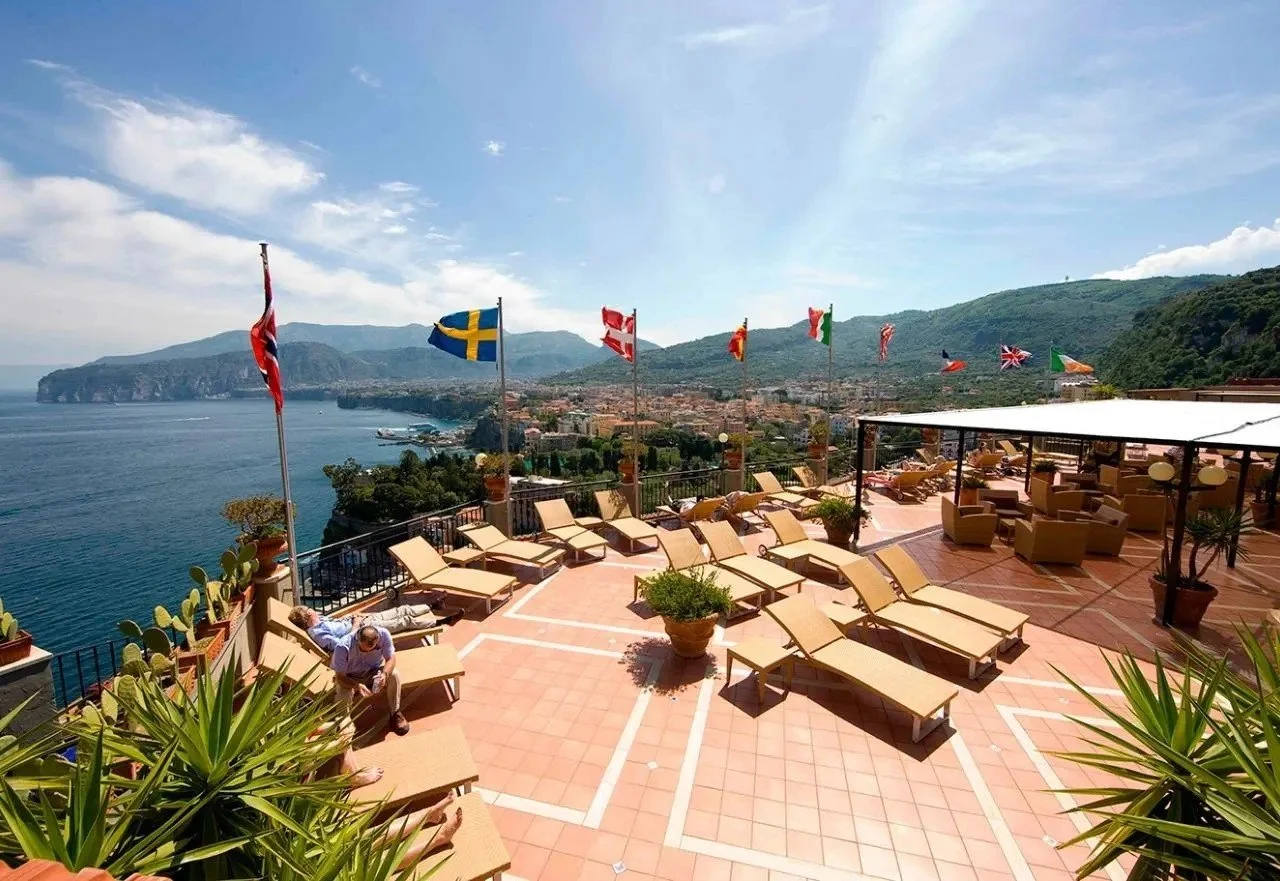 Bristol Hotel view in Sorrento