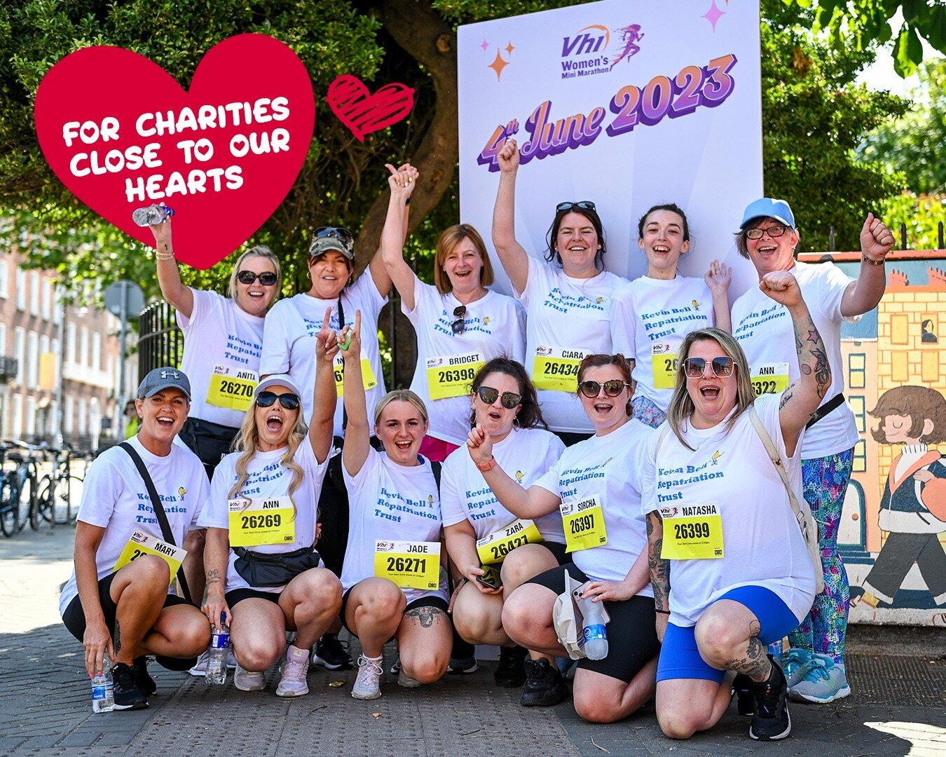 One of the many reasons that our participants join us every year is because of a charity close to their hearts. ❤️ Are you fundraising this year? Tag a charity close to your heart below!

#hearttoheart #VhiWMM #Dublin #Ireland #10k