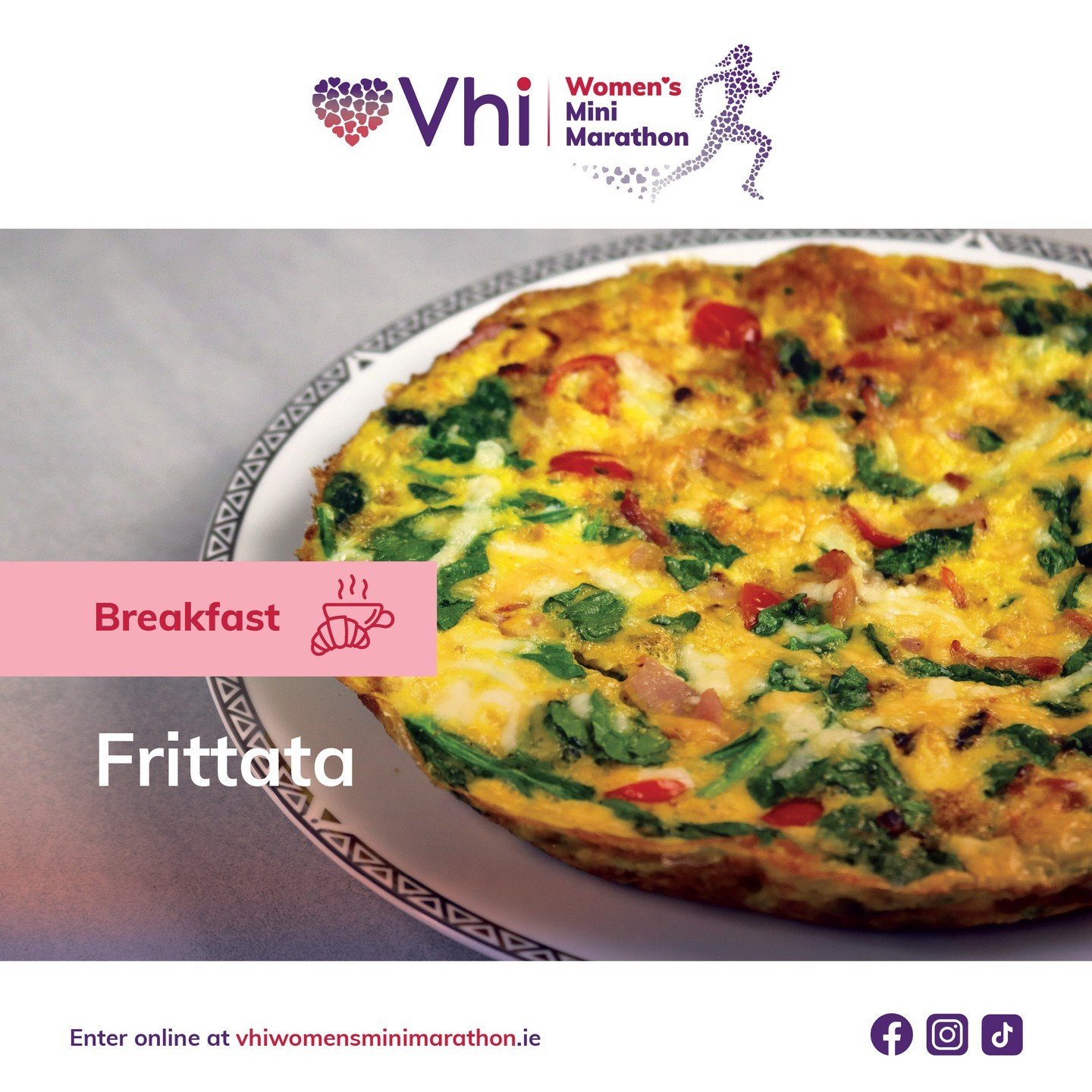 Hands up if you&rsquo;re an egg lover 🙋&zwj;♀️ @vhi_ie ambassador, @nathalielennon_ has a delicious frittata recipe for a breakfast packed with protein and vitamins! 
What will you serve your frittata with? 🍳 Let us know below!
Link in bio for full