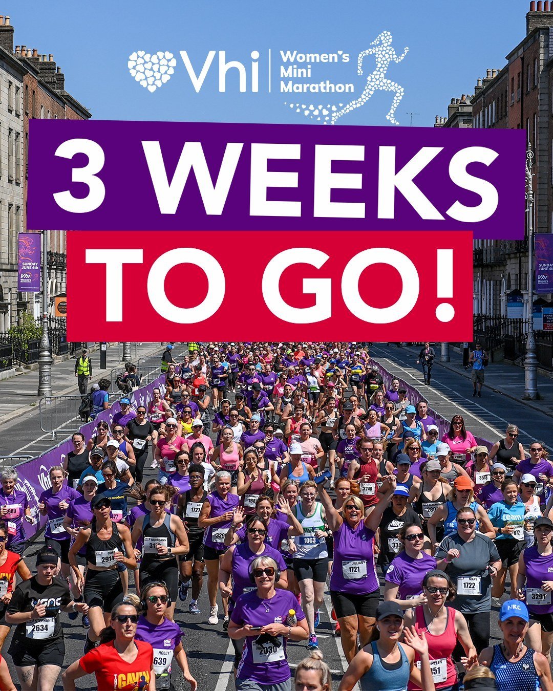 IT'S GETTING SO CLOSE NOW! Only 3 weeks to go! 😱❤️🏃&zwj;♀️

#hearttoheart #VhiWMM #Dublin #Ireland #10k