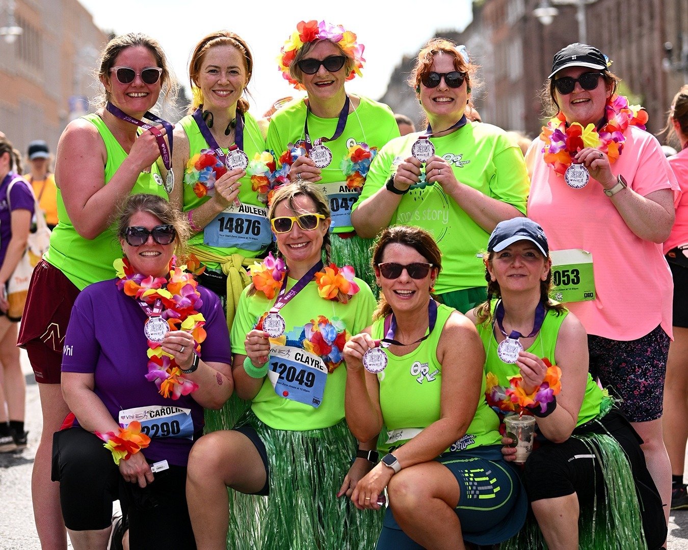Nothing beats that feeling of getting your medal after completing such an amazing achievement! 💜 We're so proud of you all!!! 🏅🏃&zwj;♀️

#VhiWMM #Hearttoheart #vhiwomensminimarathon #Dublin #Ireland #10k #minimarathon #funrun