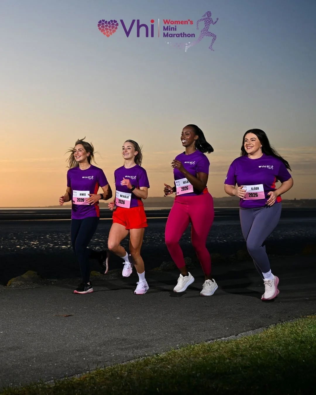 The countdown is officially ON for the 2026 @vhi_ie Women&rsquo;s Mini Marathon! 🎉

Say hello to our iconic ambassadors @aimeeconnolly_com, @katja_miaa, @nathalielennon_, and @clodascanlon 👋💖

Over the coming weeks, they&rsquo;ll be sharing how th