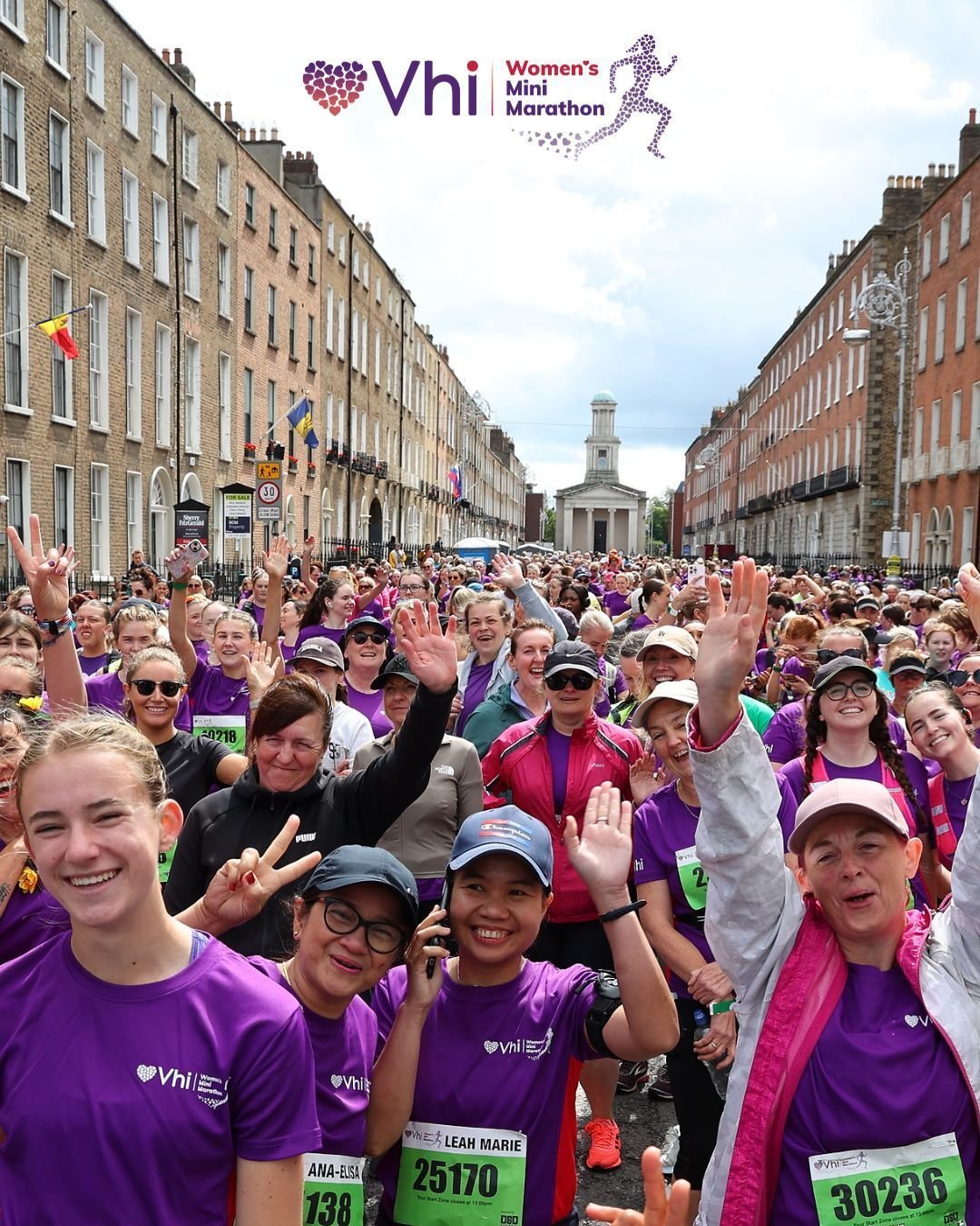 Pictures like this never get old. Tens of thousands of women. One unforgettable day. 🏃&zwj;♀️💜

#VhiWMM #BestTimeEver #DublinCity #10K