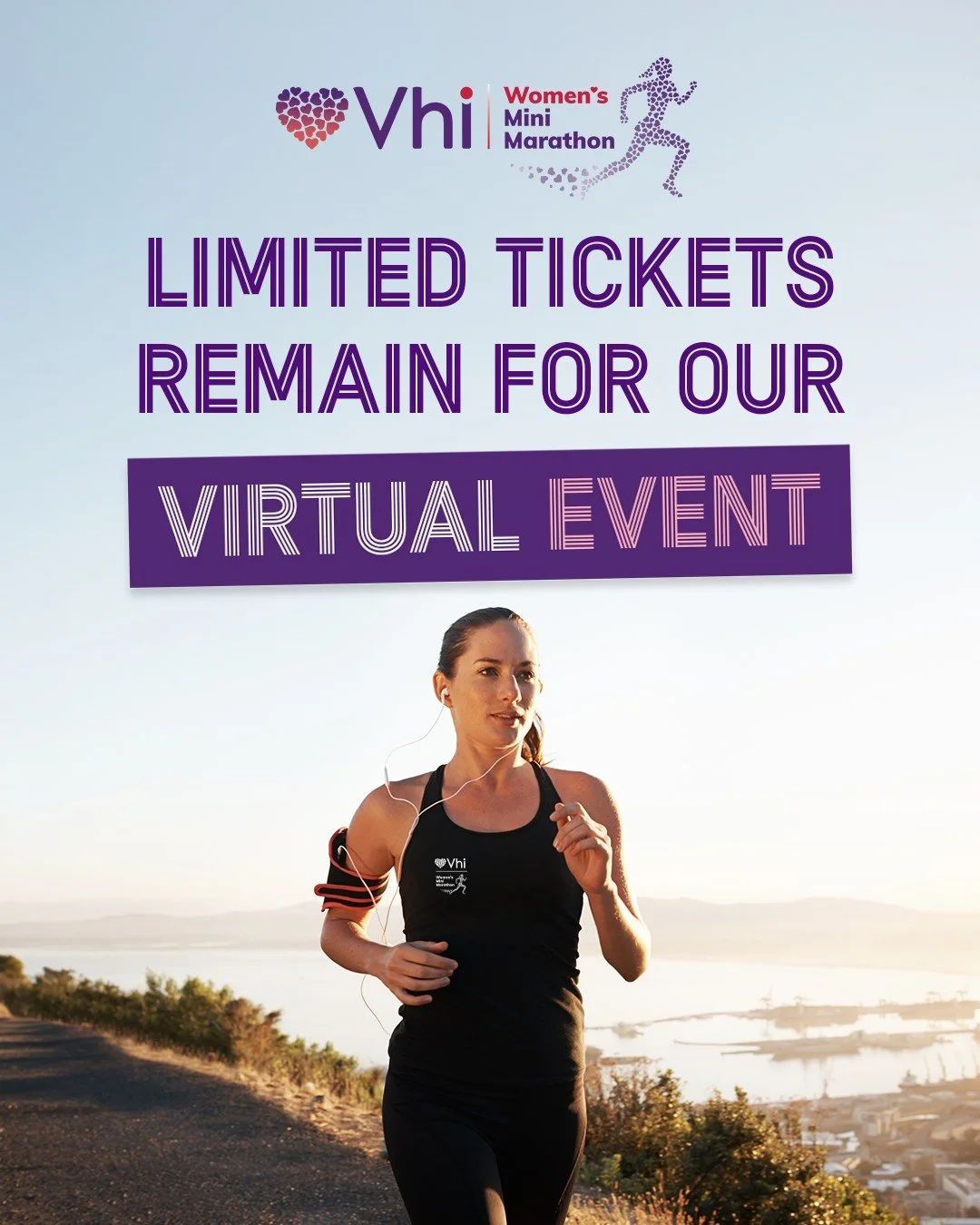 Not in Dublin? You can still be part of this incredible event 💜🏃&zwj;♀️

Our Virtual Event gives you the chance to take on your 10K your way, wherever you are.

Tickets are limited so if you&rsquo;ve been thinking about it, now&rsquo;s the time to 