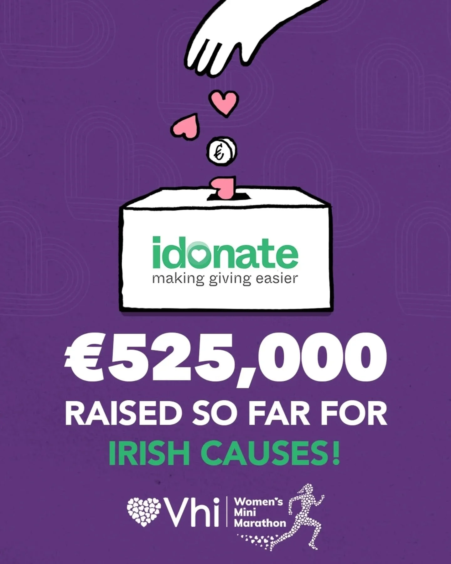 &euro;525,000 raised already on @idonate.ie 💜

An incredible start, and it&rsquo;s all down to the effort, generosity, and determination of you, your supporters, and this community. Every donation, big or small, is making a real difference to charit