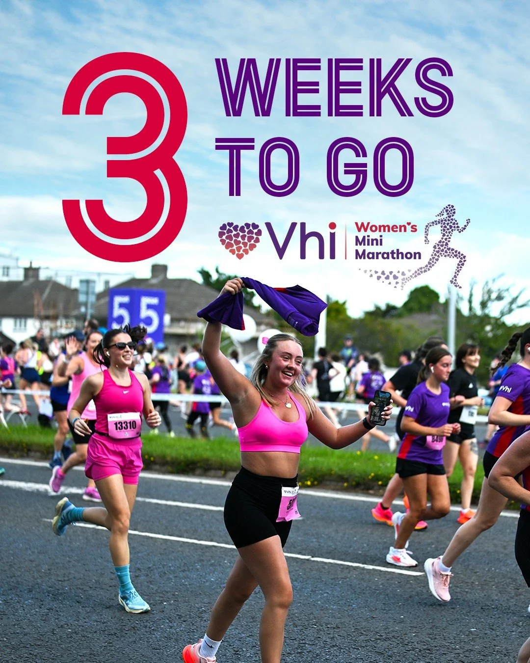 Just 3 weeks to go! 💜🤩

The countdown is on, and event day is getting closer. All the early mornings, training sessions, and miles are starting to pay off.

Not long now until you&rsquo;re on that start line! 🏃&zwj;♀️

#VhiWMM #BestTimeEver #Dubli