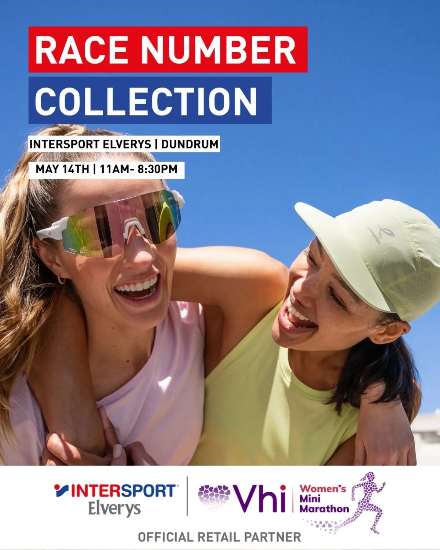 🎽RACE NUMBER COLLECTIONS🎽

Our Official Retail Partner @IntersportElverys is hosting our second Race Number Collection at their Dundrum store tomorrow. 

📆 Wednesday 14th May
⏰️ 11am - 8:30pm
📍 Intersport Elverys, Dundrum 

Plus, enjoy:
🎀FREE Pe