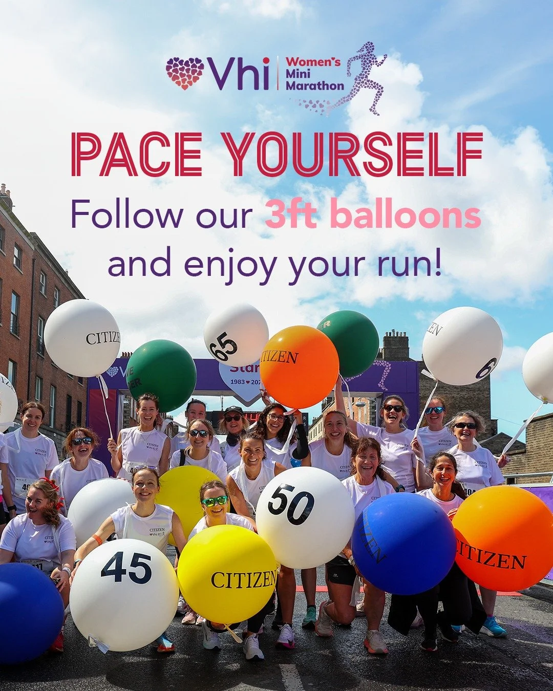 ⏱️ Back again - our FABULOUS team of pacers 🎈 

Whether you&rsquo;re aiming for a specific finish time or just want help keeping a steady pace, our amazing pacers will be there every step of the way. 🙌

With pacing groups from 45 to 70 minutes, plu