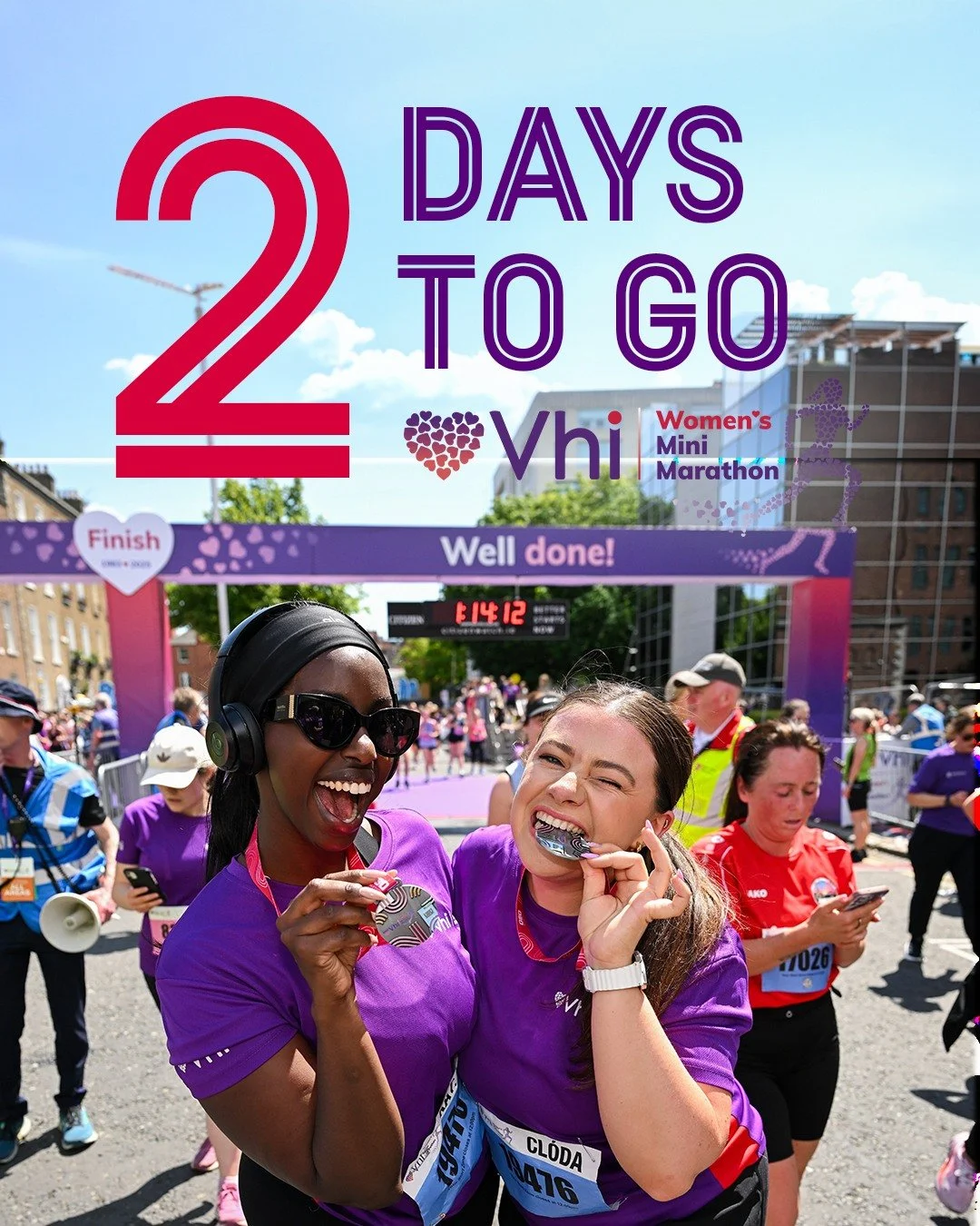 TWO DAYS TO GO. 💜🔥

The outfits are laid out, the playlists are ready, the weather apps are being checked every five minutes, and the group chats are BUSY. 😂🏃&zwj;♀️

#VhiWMM #BestTimeEver