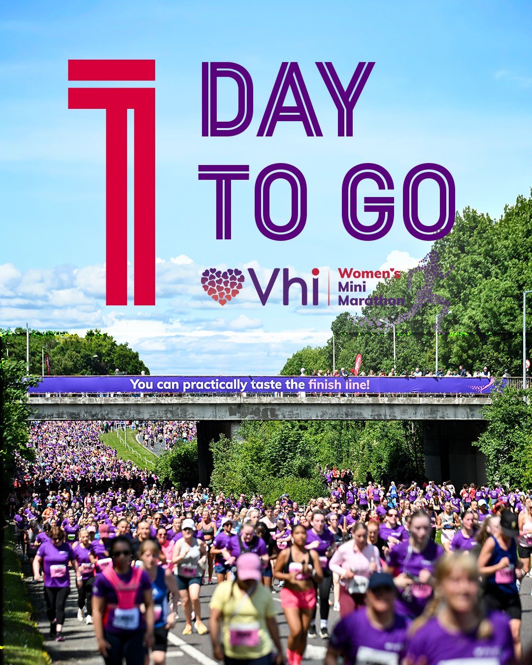 ONE DAY TO GO. 💜🙌🤩

#VhiWMM #BestTimeEver #DublinCity