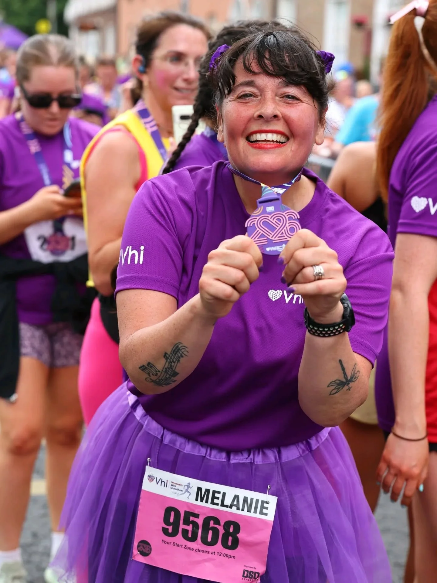 A medal earned through every early morning, training session, and kilometre completed. 🏅💜

Safe to say these medals were very well deserved. 🙌

#VhiWMM #BestTimeEver