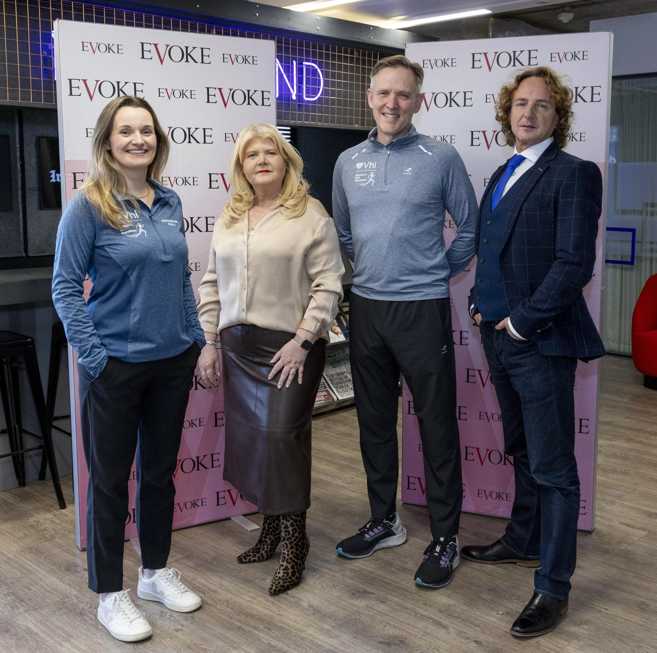 Laura Smyth, Marketing Manager, DSD Events. Liz Doyle, Group Head of Female Brands, dmg media, David O’Leary, CEO, DSD Events, Paul Henderson, CEO, dmg media
