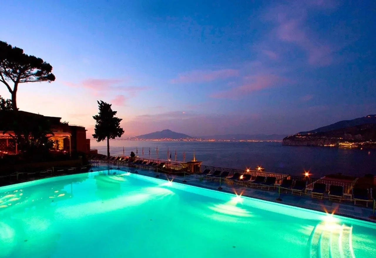 Bristol Hotel view in Sorrento