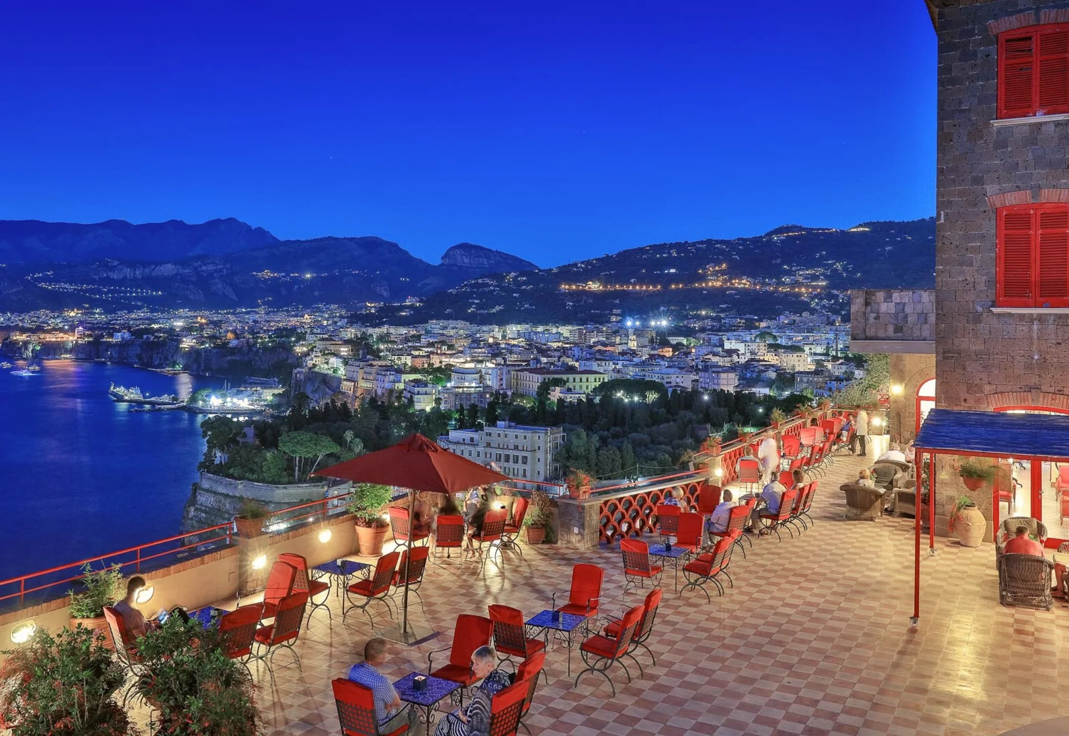 View from Hotel Minerva in Sorrento