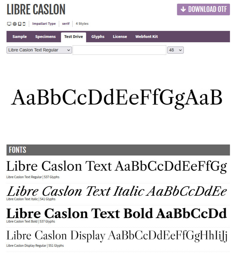 Identifying Font Formats, The Complete Manual of Typography: About Fonts