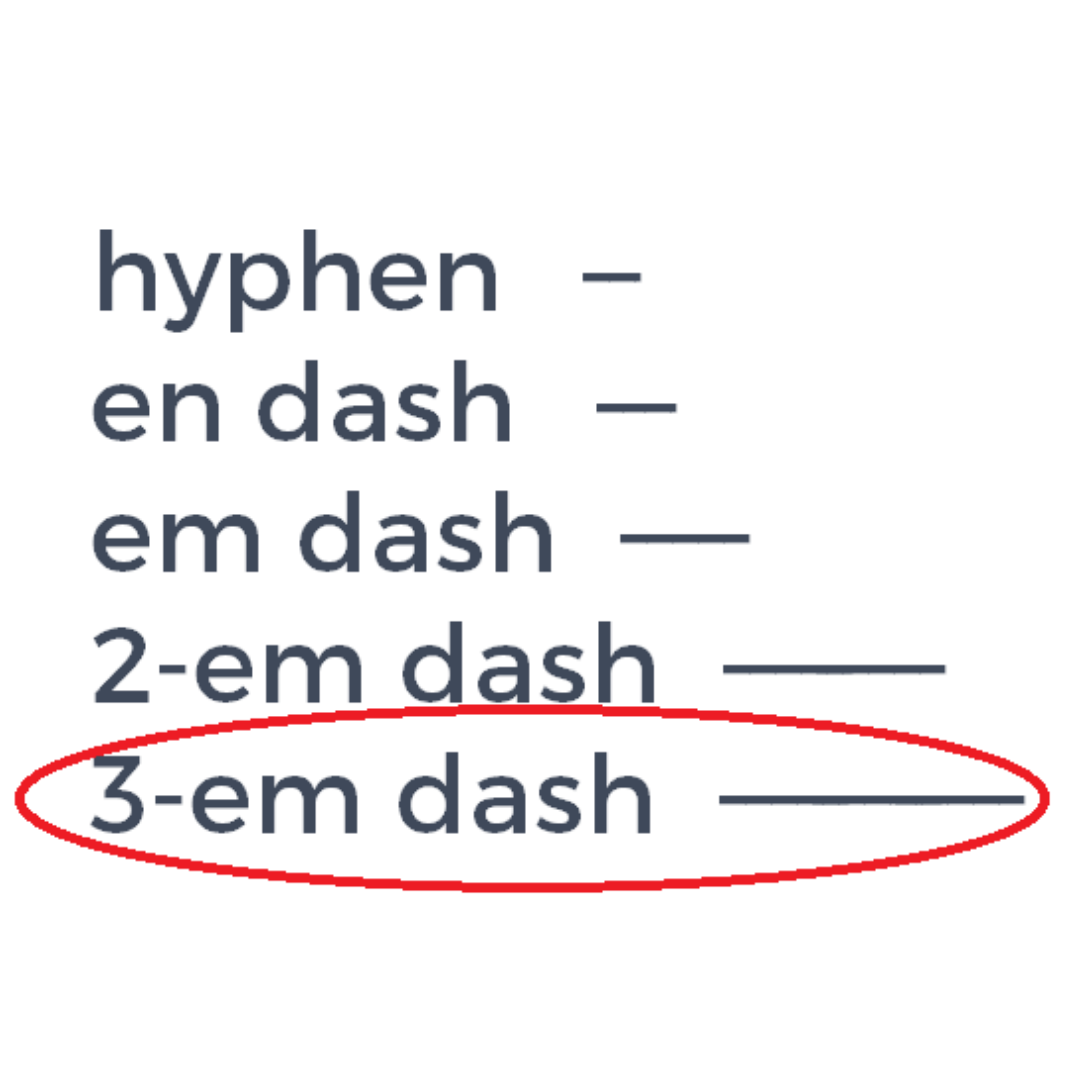 What Is a 3-Em Dash? (and When to Use It and How to Insert It)