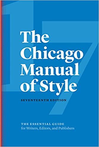 The Chicago Manual of Style (CMOS)