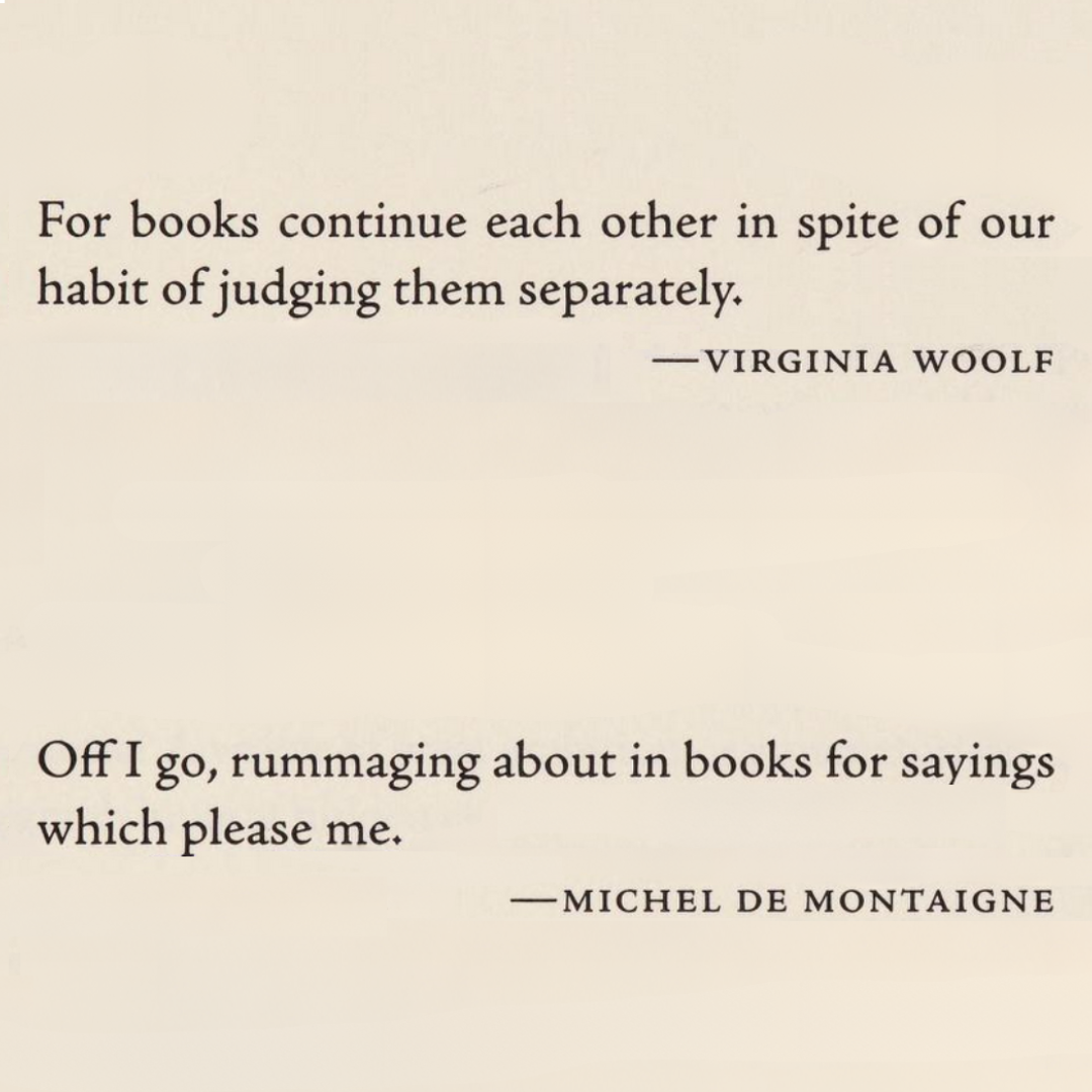 List of Examples of Epigraphs in Nonfiction Books