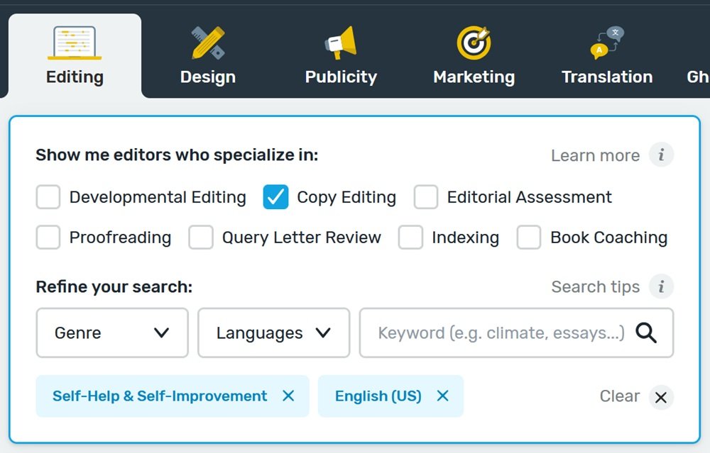 How to find a Reedsy Editor on Reedy Marketplace and what to look for.