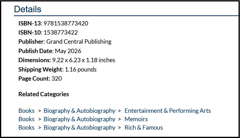 How to find BISAC categories for a book online
