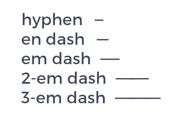 En Dash vs. Em Dash vs. Hyphen - How to Properly Use Them