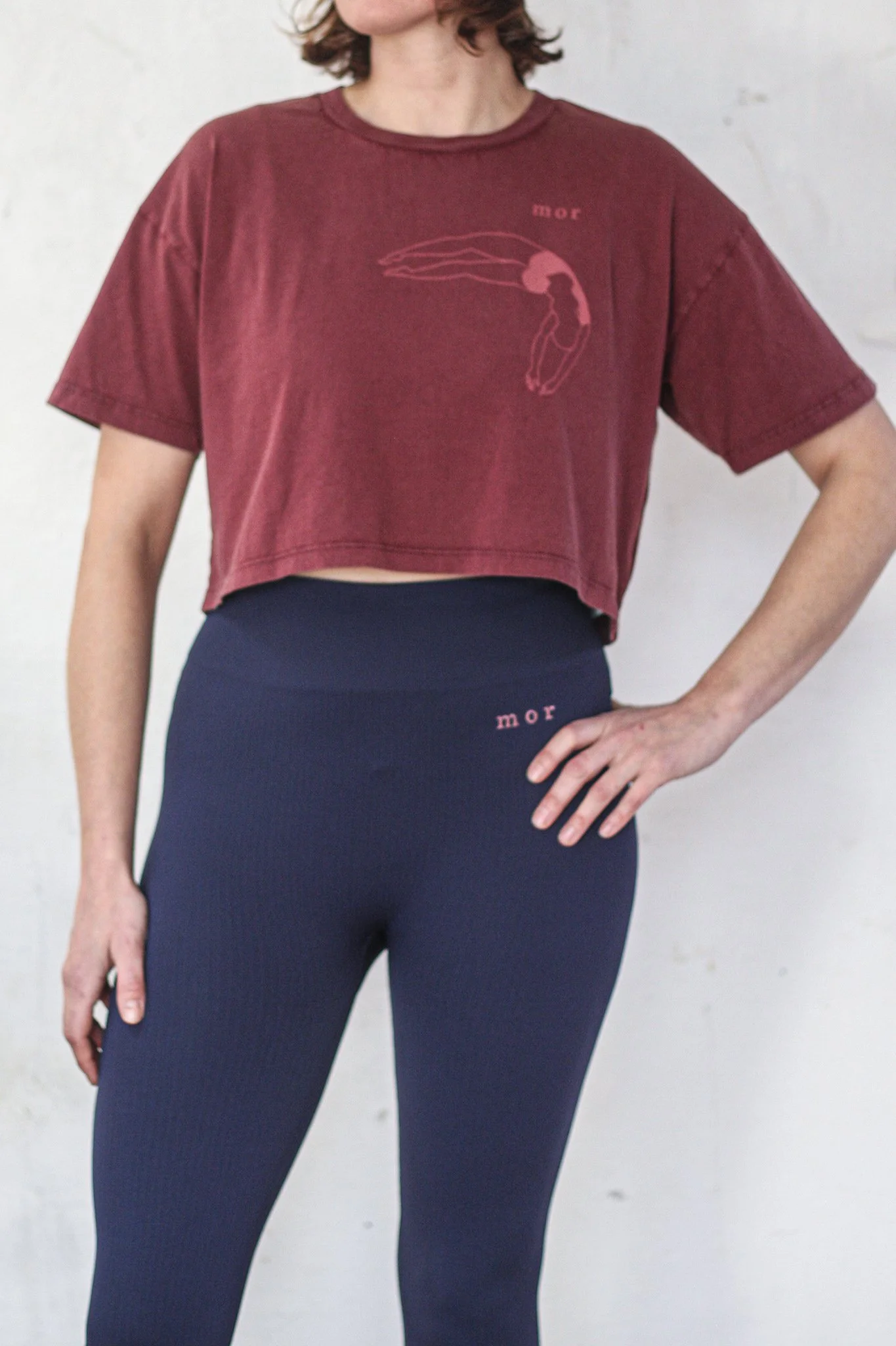 mor swimmy burgundy crop swim tee_front.jpg