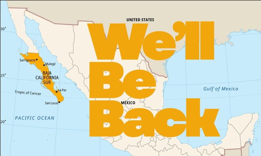 Highlighted Map of Baja California Sur