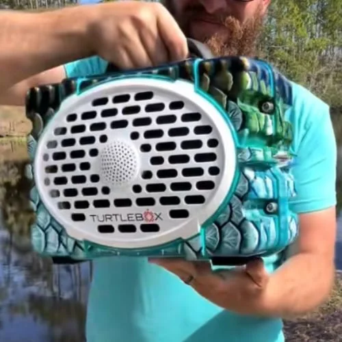 Tarpon scale turtle box portable speaker