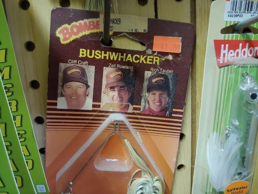 Bomber Bushwhacker Zell Rowland Cliff Craft Rich Tauber spinnerbait