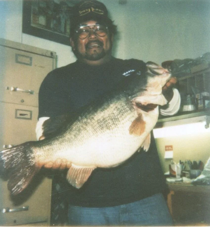 Danny Kadota with an 18.75 pound bass