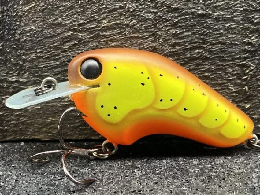 Water Wood Crankbait made of marupa pedra Brazilian Amazon wood