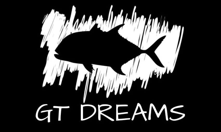 GT Dreams Trevally silhouette black and white