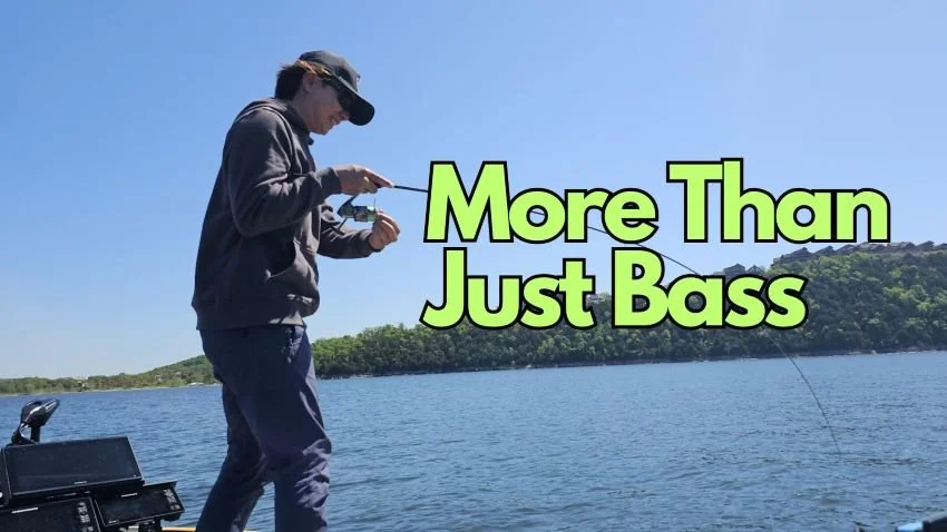 Taku Ito fighting a fish on a spinning rod