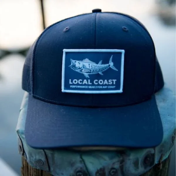 Local Coast blue wahoo performance gear hat