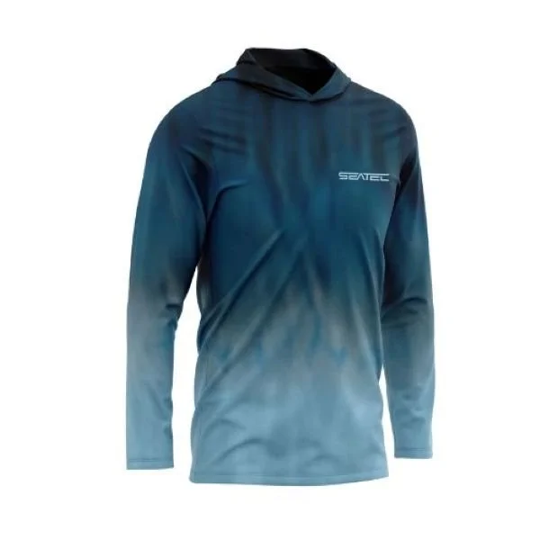 Seatec Outfitters hooded wahoo skin fishing shirt