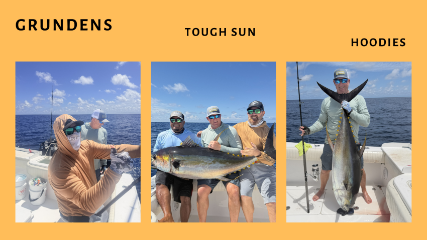 Panama fishing with Grundens SPF hoodies