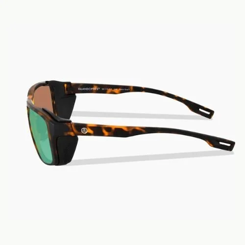 Island Optics polarized fishing sunglasses with side shields