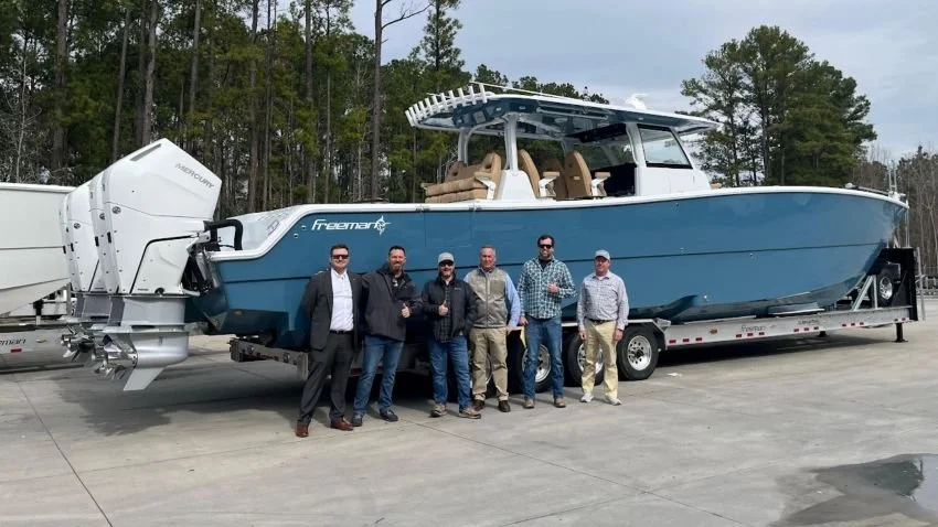 Tour of Freeman Boats Factory Moncks Corner SC