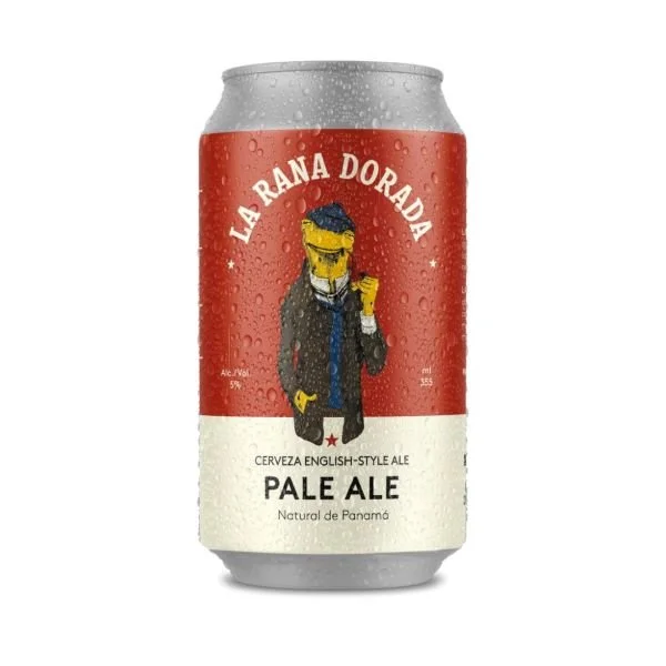 Can of La Rana Dorado English Style Pale Ale from Panama
