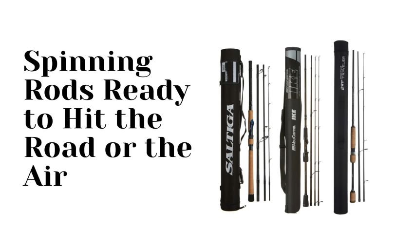 Various new travel spinning fishing rods