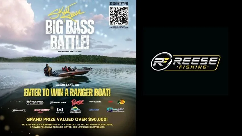 2026 Skeet Reese Big Bass Battle tournament flyer