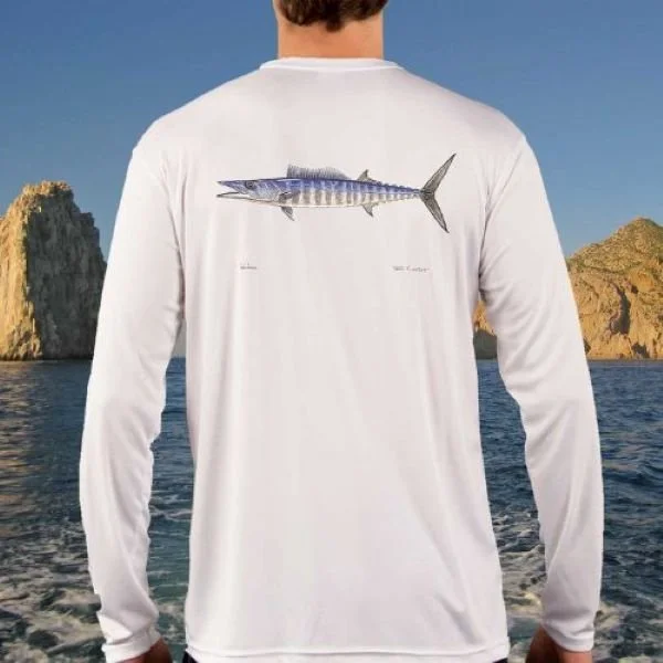 Jeff Currier Wahoo spf sun-protective shirt