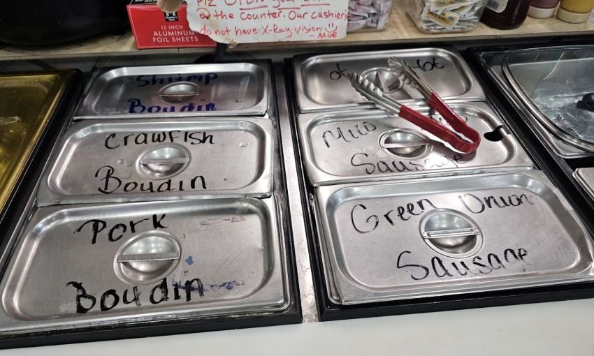 Louisiana gas station food buffet