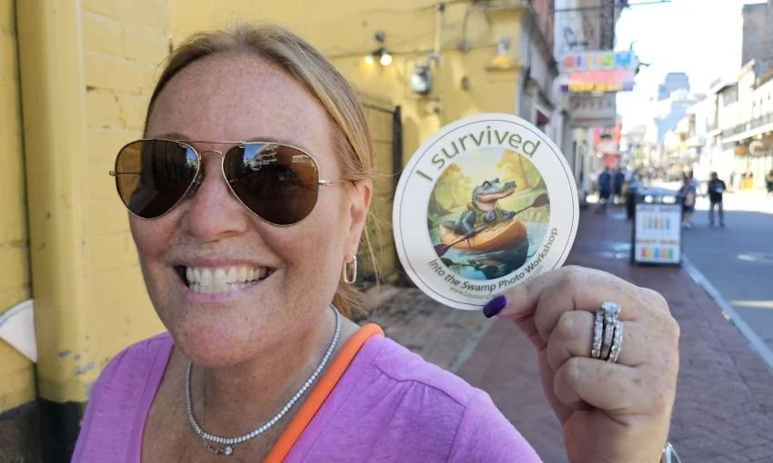 Hanna Robbins in New Orleans French Quarter