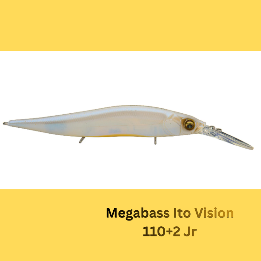 Megabass Vision 110+2 Jr. French Pearl