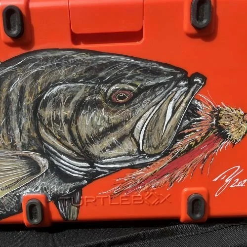 Smallmouth bass turtle box speaker
