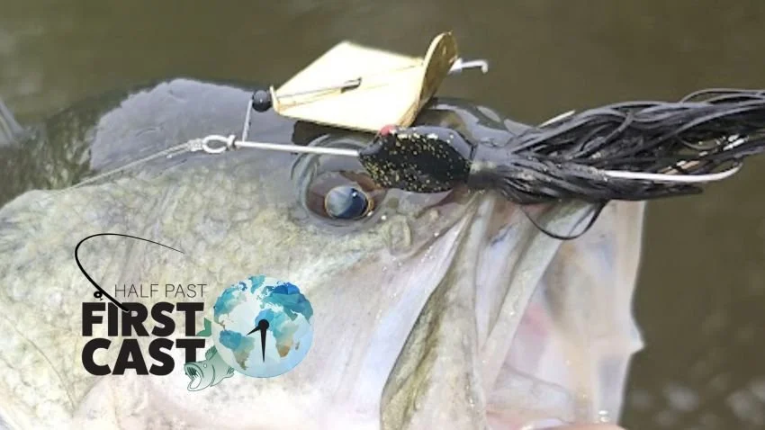 Black 1/8 ounce Crock-O-Gator Buzzbait